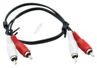 2 x phonostik / 2 x phonostik 0,5m (sort/rød)