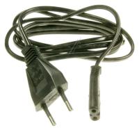 Euro netledning m/8-talsstik 1,5m sort