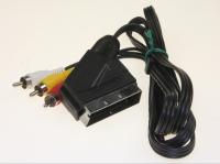 EAD00930002 SCART-kabel, 3x phono hann/1x SCART hann