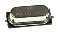 CRYSTAL-SMD,27MHZ,20PPM,12PF,50OHM,TP