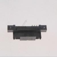 3710-002634 Sockel-Interface, 13P, 1R, 1mm, Winkel, Au, schwarz