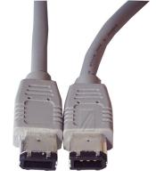 IEEE1394 Johto PC FIREWIRE 6 nastaa koiras/ 6 nastaa koiras, 2m