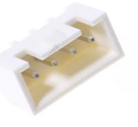 3711-000012 Kontakt-headerbox, 4P, 1R, 2,5mm, rak
