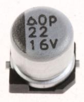 22UF-16V 2402-000135 C-AL, SMD 22µF, 20%, 16V,