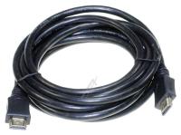 HDMI-han/han, 3,0m, HSWE sort (lavpris)