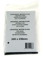 Universal motorfilter til støvsugere (200x250, svart)