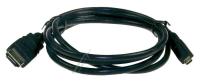 COM HDMI-A-KONTAKT/HDMI-D-KONTAKT, 1,5M, SVART, HSWE