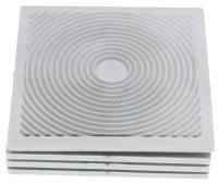 4STK VIBRASJONSDEMPERE TIL VASKEMASKIN, 8X8CM