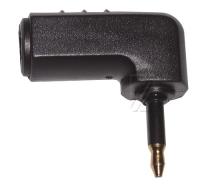 3,5MM-JACK HANN/TOSLINK HUNN, VINKELADAPTER