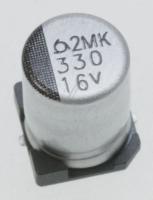 2402-001160 KONDENSATOR (AL,SMD 330UF,20%,16V,WT,TP,1008)