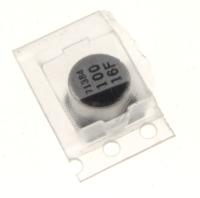 LG 100UF-16V  C, 100UF MVK 16V 20% R/TP(SMD)S FIXED ELECTROLYT