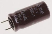 0CE108BF630 Kondensator, 1000µF 16V 20% KME TYPE 1000µF KME TYPE 16V 20