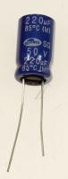 LG CAPACITOR,FIXED ELECTROLYTIC220UF STD 50V 20% FL