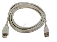 USB-forlenger type-A hann/type-A hunn 3,0m