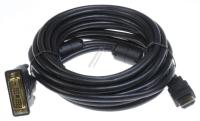 COM HDMI-STIKK 19POL.-DVI-D STIKK 18+1POL. 5,0M HQ