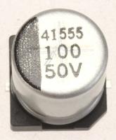 100UF-50V 2402-001083 Kondensator, SMD,100µF,20%,50V,GP,TP,10x10.3x10