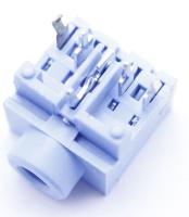 3722-002081 Jack-ear telefon,5P/2C,-,SNPB,L-BLU,-
