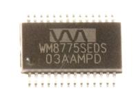 WM8775EDS 1002-001392 IC-A/D-konverter, WM8775EDS, 24bit, SSOP, 28