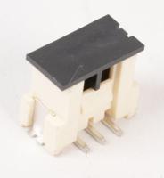 3711-005939 Header-levy kaapelille, boksi, 3P, 1R, 2mm, SMD
