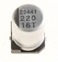 SAMSUNG 2402-001259 KONDENSAATTORI ALUMIINI SMD 220ΜF 20% 16V TEIPPI 8X10MM