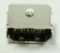 3701-001320 HDMI-kontakt 19P 2-radig hona DIP Au