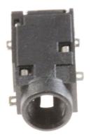 3722-002247 Jack-bøssing,4P,-,messing,svart,