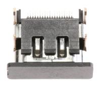 3701-001293 Liitin HDMI,19P,2R,naaras,SMD-A,Au