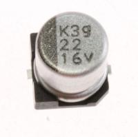 22UF-16V  C, FIXED ELEC 22UF MVK 16V 20% R/T