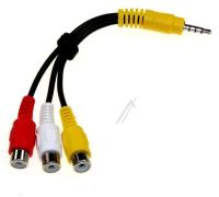 EAD61273106 AV-kabel, 3,5mm hane/ 3x RCA-hona