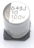 ELEKTROLYTKONDENSATOR,SMD,10UF,20%,100V,TP,8X10