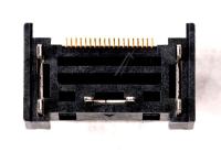 3701-001856 HDMI-kontakt 19P 2-radig bøssing SMD forgylt