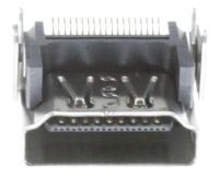 3701-001861 KONTAKT-HDMI,19P,2ROW, HUNN SMD-A,AU
