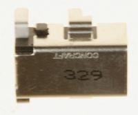 SAMSUNG 3722-003697 DC-STRØMBØSSING,4P,3PI,AUF,BLK,9.3X11.7X5.