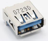 3722-003837 Jack-USB,9P/1C,AU/SN/NI,BLU,SMD-A,A,3.0,