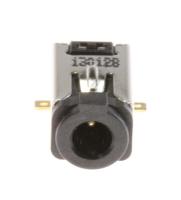 3722-003623 JACK-DC POWER,3P,2.6PI,AU,SVART
