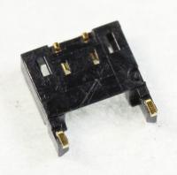 3711-008841 Batterikontakt 2P 1.2mm Au svart PIN HE