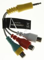 ADAPTER BN39-02189A KABELADAPTER, AUDIO VIDEO, DC TIL RCA,3P, L100,UL2