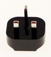 3721-001284 Adapterplugg, svart, UK