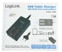 PA0140 USB, 8x USB-portti, 44W