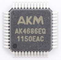 1205-004095 IC-koodekki, AK4686EQ, LQFP, 48P, 9.0x9.0x1.7mm