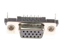 3701-001724 D-subkontakt 15P 3-radig hona vinklad NI