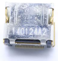 3701-001762 Liitin HDMI 19P 2-rivinen naaras SMD-A kultattu