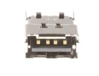 3722-003248 JACK-USB HUNN, 4P/1C(W/L),NI/PD/AU/SN, SVART