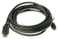 HDMI-A HANN / HDMI-C HANN (MINI) SVART, 3,0M
