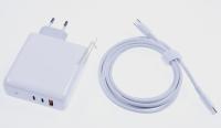 PSE50340 EU USB-netdel med 3 porte (2x USB-C, 1x USB-A)