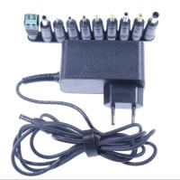 12V-2.5A PSE50368EU Netdel/ lader med 5,5x2,1mm hulstik + 7 adaptere
