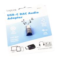 UA0424 USB-C til 3,5mm jack DAC-lydadapter med EQ 384kHz/32bit