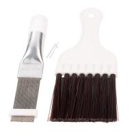 RENGJØRINGSSETT MED METALLBØRSTE OG PLASTBØRSTE - FOR RENGJØRING AV VARMEVEKSLER