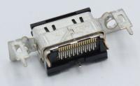 3701-001591 HDMI-liitin: 19P, 2-rivinen, naaras SMD, Au