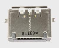 3722-002850 Jack-E SATA:7P+4P, AU, BLK, vinklet E-SATA